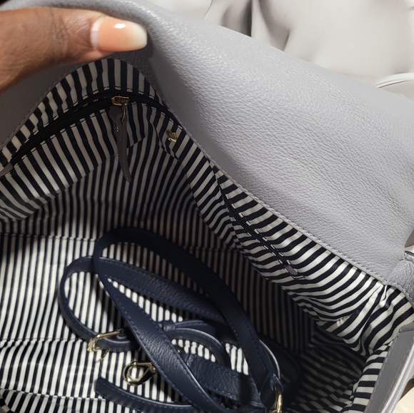 Authentic Kate Spade Lambskin Leather Color Block Shoulder Bag - Picture 6 of 10